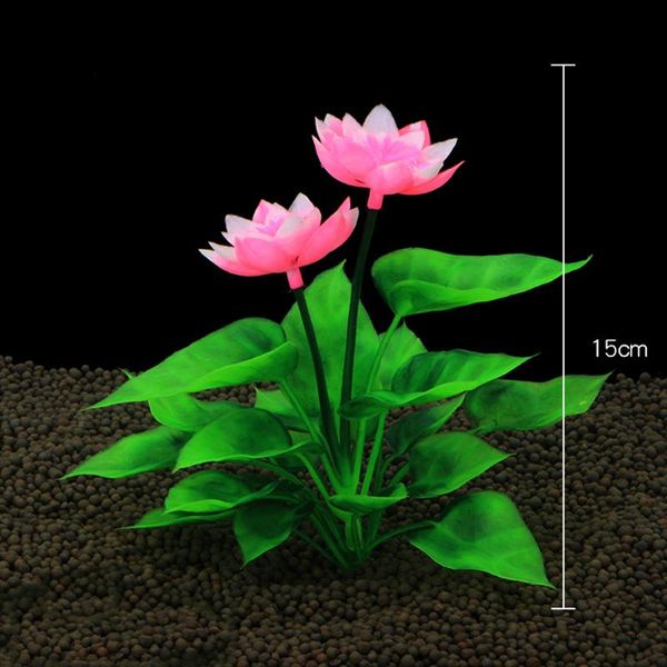 

plant water grass aquatic simulation artificial plastic fish tank large leaf aquarium decor ornament decorations