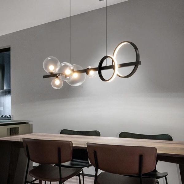 

pendant lamps light luxury modern glass lights nordic luster hanging kitchen fixtures bedroom led indoor lighting suspension