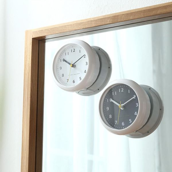 

wall clocks digital bathroom clock waterproof watches with sucker kitchen modern design home decor multifunction