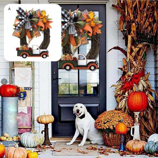 

party hats lightweight delicate wreath truck window door wall decor acrylic pumpkin garland fashion for