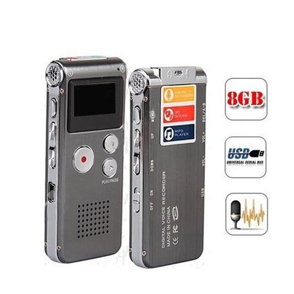 

sk-012 rechargeable mini usb flash digital audio sound voice recorder 650hr dictaphone mp3 player black color