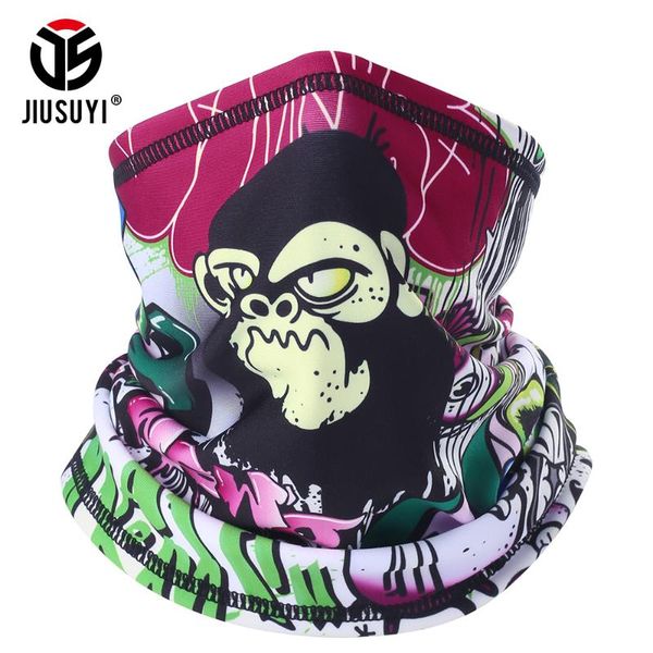 

scarves 3d seamless magic scarf neck gaiter face cover keep warm shield balaclava bandana cycling hiking hood mask headband winter men, Blue;gray