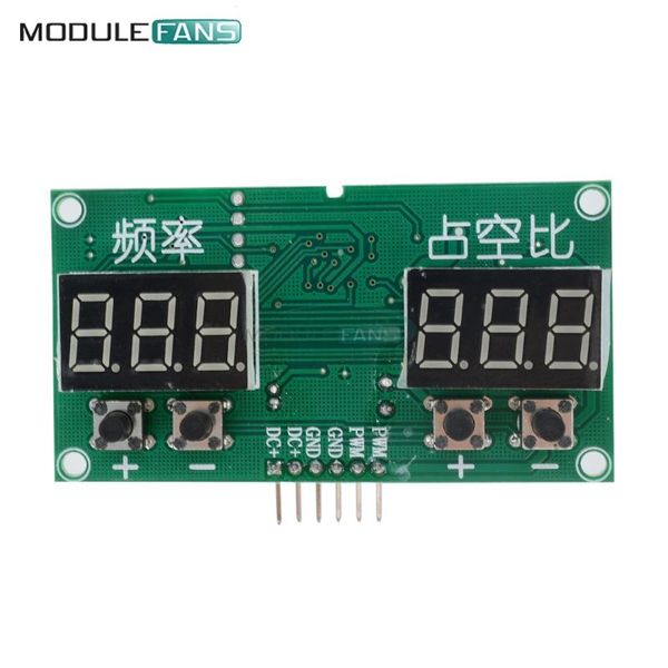

integrated circuits tm1637 pwm pulse frequency square wave signal generator duty cycle module board dc 3.3v 20v drive driver transistor