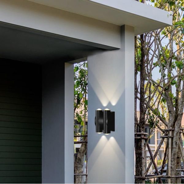 

outdoor wall lamps waterproof lamp double head up and down lighting courtyard corridor el room bedroom bedside