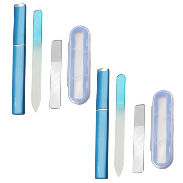 

nail files 2 sets of care trimming tool kit sanding strip file polishing