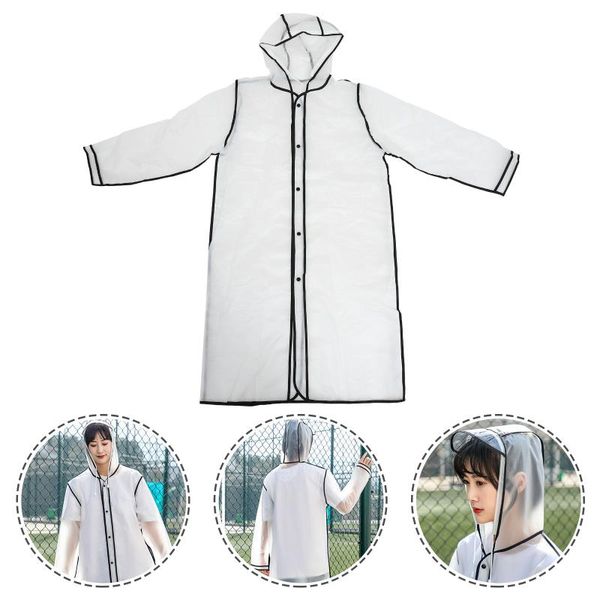 

rain wear anti-droplet transparent protective raincoat long full body fashion