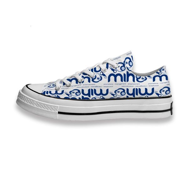

custom printed sho music band logo mih sneakers low mens womens skateboard sport footwear diy trainers canvas casual shoe