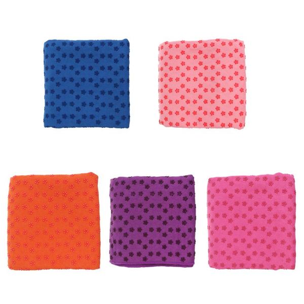 

yoga mats pilates mat towel grip nonslip skid travel microfibre exercise with bag