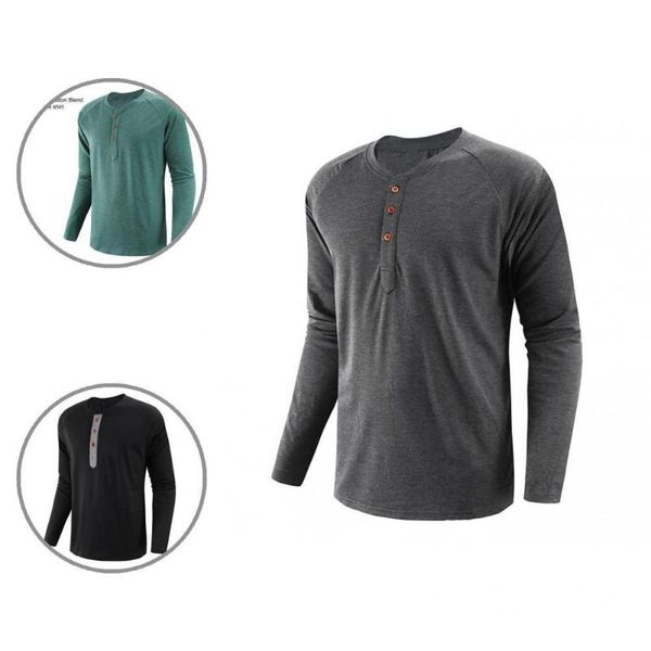 

men's casual shirts all-match breathable buttons neck solid color bottoming shirt for autumn winter, White;black