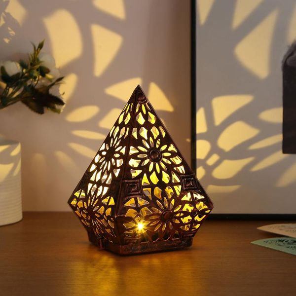 

party decoration polar star large floor lamp wood led night light arts crafts metal colorful bohemian decorative table room home decor