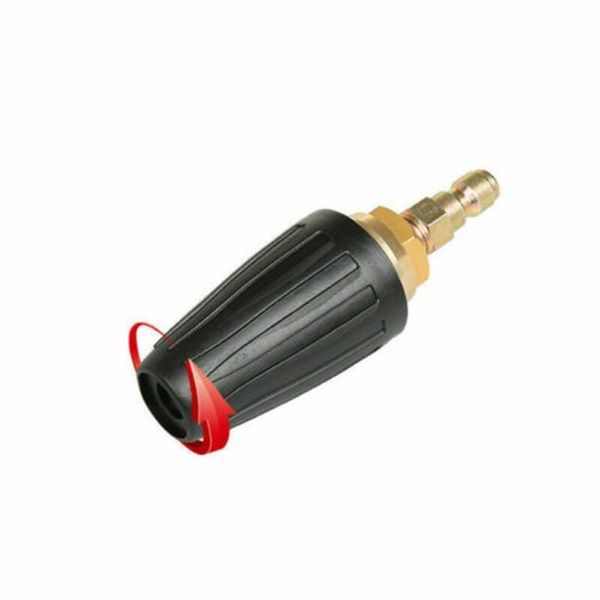 

1/4\\\" turbo nozzle 3600psi accessory black cleaning high pressure spray tip watering equipments