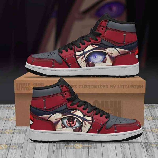 

couples printed shoes custom madara mangekyou sharingan anime sneakers mens sport footwear diy trainers