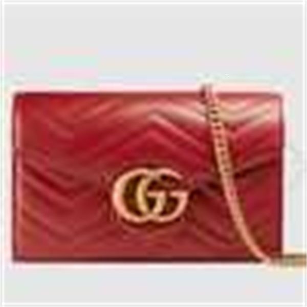 

pouches wallets brand designer clutches luxury belt 474575 chain quilted purse mini evening bag mini bumbags bags long wallet kcow, Black;red