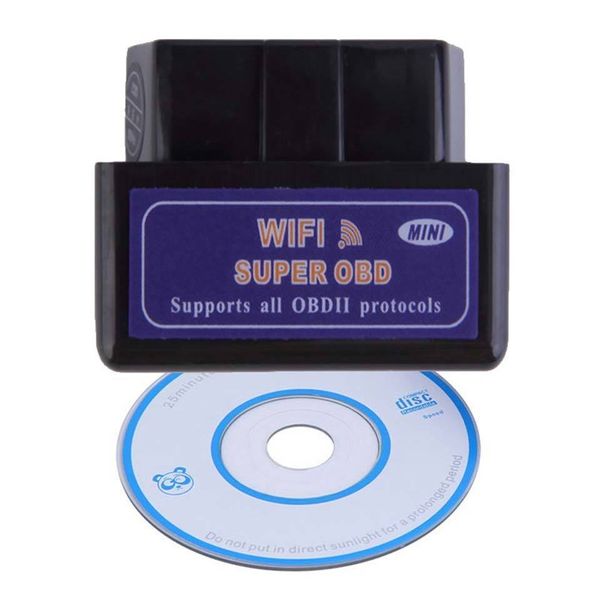 ELM327 V1.5 WiFi Auto Scanner Diagnostico ELM 327 V 1.5 OBD2 Scanner Per Android/iOS Elm327 Wi Fi OBD Lettore di Codice Strumenti di Diagnostica