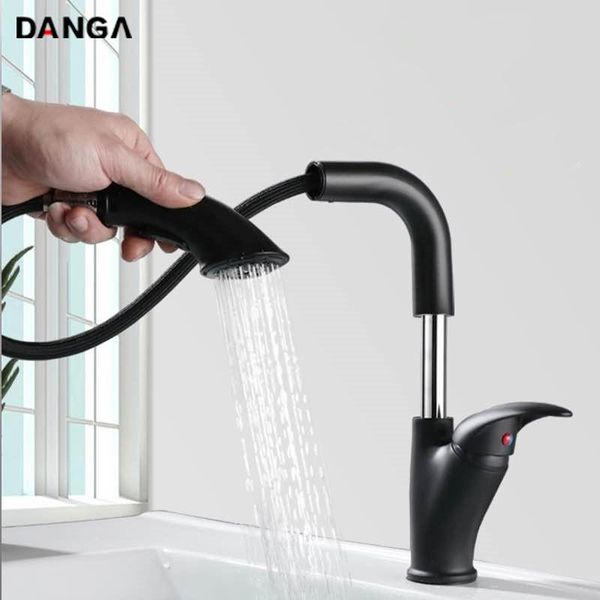 

pull out bathroom faucets 2 in 1 basin faucet waterfall kitchen sink tap and cold mixer black/chrome cabinet water