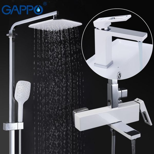 

gappo shower faucets brass water taps chrome bathroom shower mixer bathtub tap with basin faucet torneira para banheira