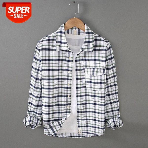 

youth casual plaid long-sleeved shirt men #ud0e, White;black