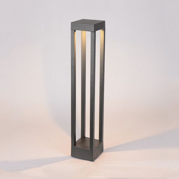 

garden decorations (wecus) aluminum square lawn lamp, led modern simple lights, outdoor landscape park lights ds6k