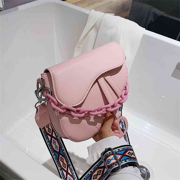 

fairy 2021 new fashion versatile ins single shoulder messenger net red saddle bag