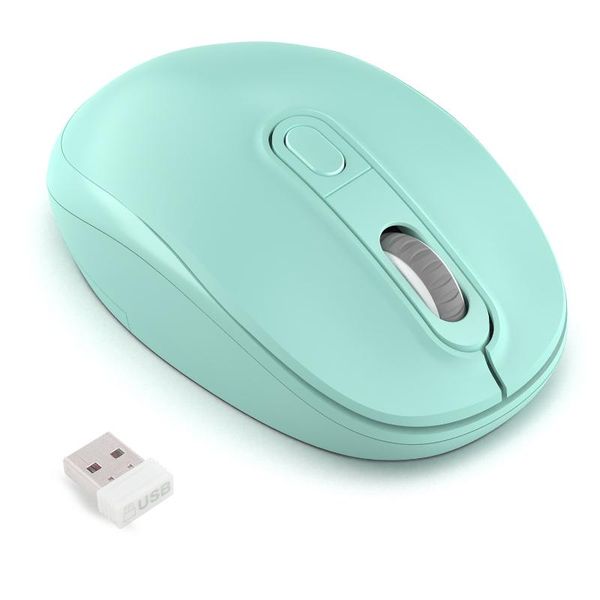 

interior decorations noiseless 2.4ghz wireless mouse for notebook pc mini portable silent computer laptop