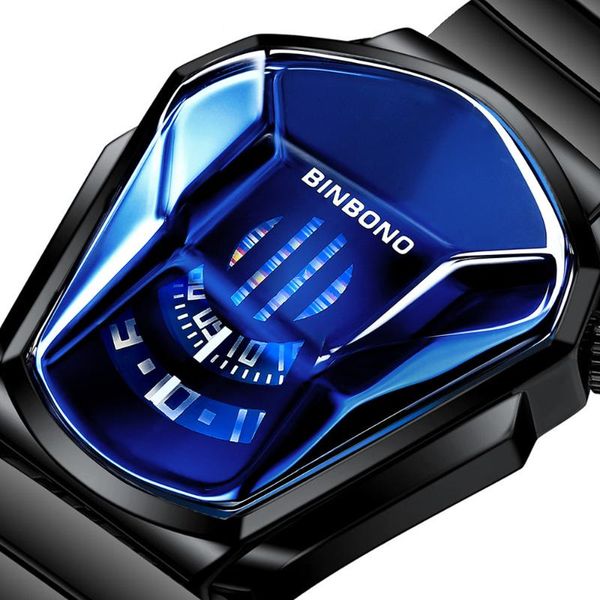 

wristwatches fashion cool locomotive watches for men quartz gold wristwatch waterproof geometric shape relogio masculino, Slivery;brown