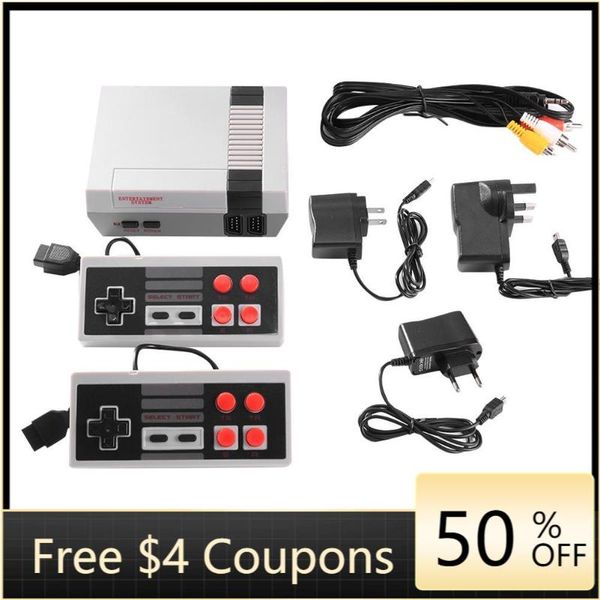 

[sale] built-in 500 games mini tv game console 8 bit retro classic handheld gaming player av output video portable players