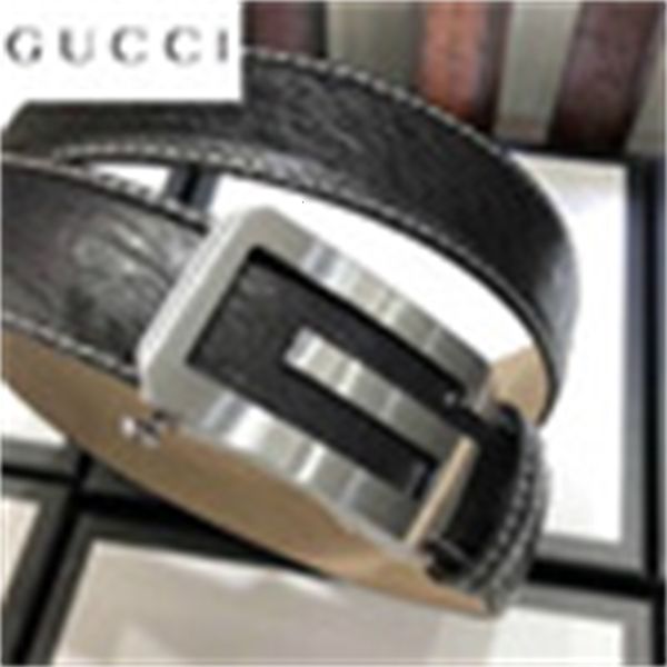 

brand designer luxury belt automatic buckle classic black layer leather men authentic official mens belts for men women belt with box, Silver