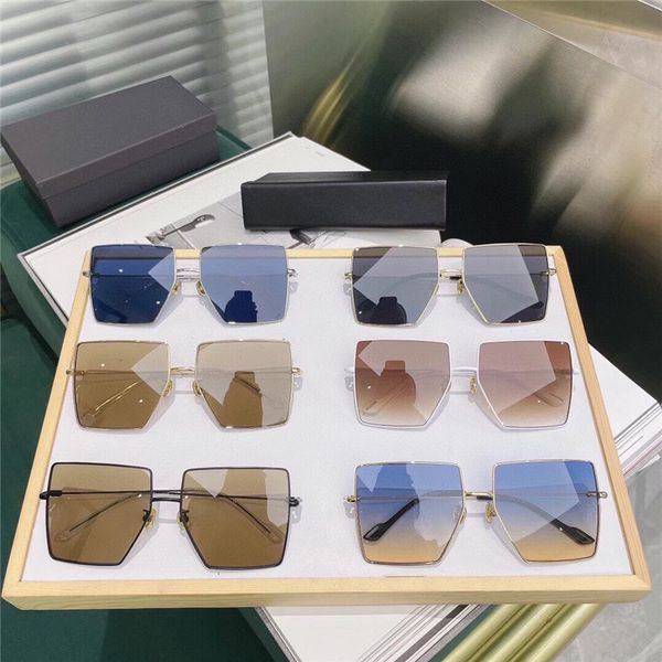 

design sunglasses 2021 new super light large frame small face ins net red same women's cd0122, White;black