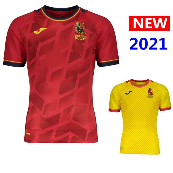 

spain 2021 home rugby shirt national team espana league union shirts, Black;gray
