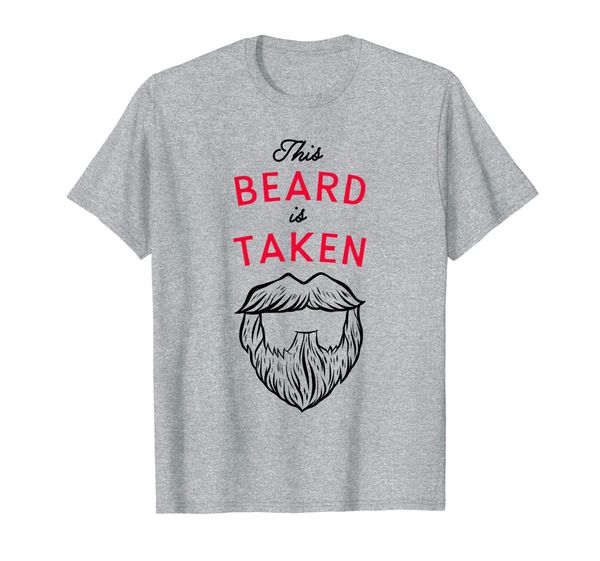 

mens this beard is taken shirt, valentines day gifts for him, White;black
