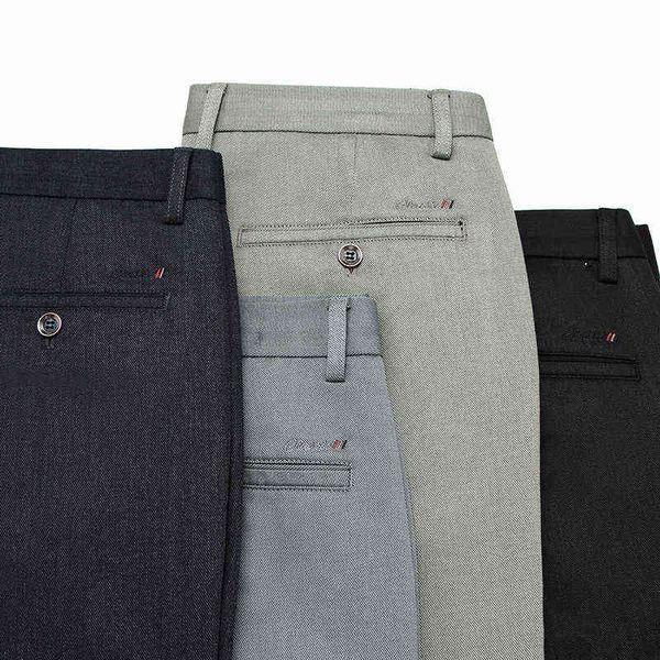 

jeans autumn and winter light busins straight casual 2021 high-end large fashionable men's pants, Blue