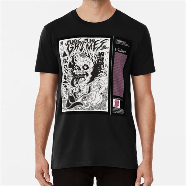 

grimes visions cover art mens t shirts claire boucher indie alternative aesthetic unique trending music, White;black