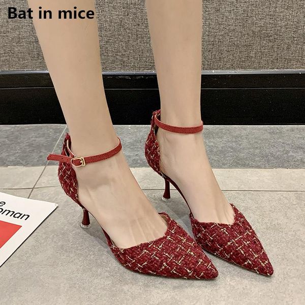 

dress shoes high heels women summer platform casual pointed toe ankle strap pumps party mujer w232, Black