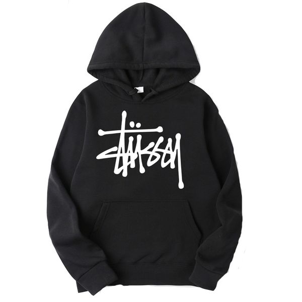 

pullover sweater sports men's casual hoodie, Black