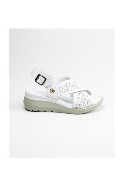 

sandals women's leather white, Black