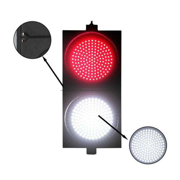 

arrival red white traffic signal light pc housing 110v 220v