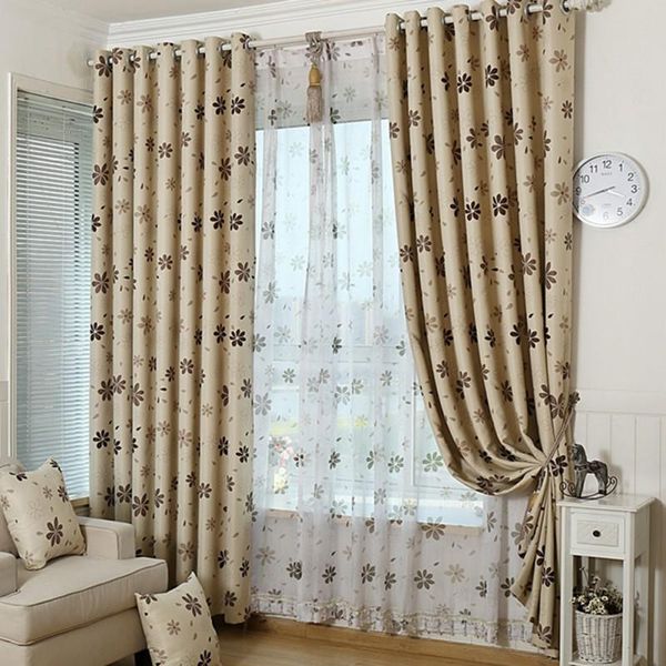 

curtain & drapes luxury black silk curtains modern simple aesculus high sunshade home bedroom study ornament screen