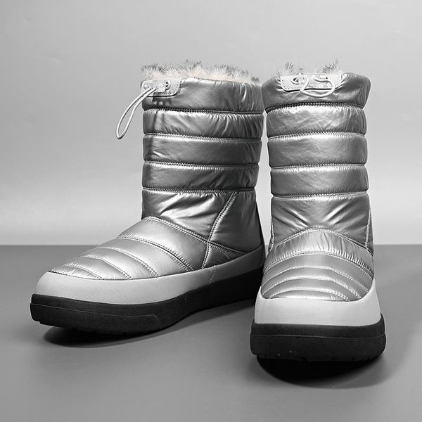 

boots winter women's shoes high-cotton thickened non-slip outdoor warm waterproof girl snow hiking, Black