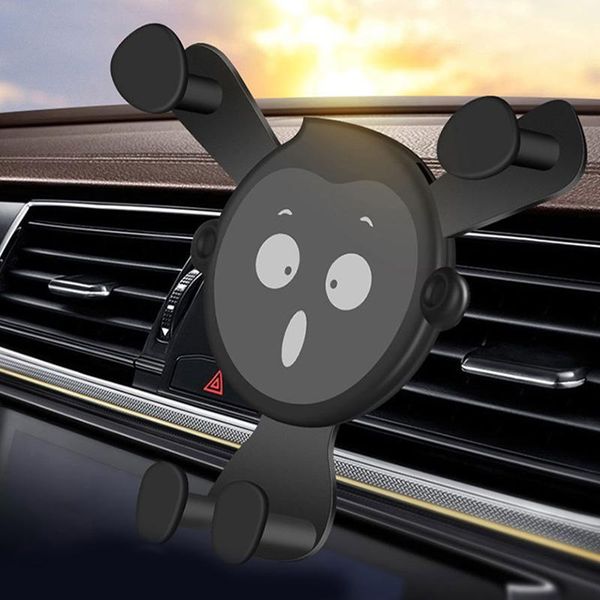 

cell phone mounts & holders car holder gravity mount for vents cartoon all degree rotation navigation bracket qjy99
