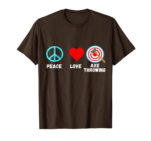 

Axe Throwing Peace Love Hatchet Thrower Lumberjacks T-Shirt, Mainly pictures