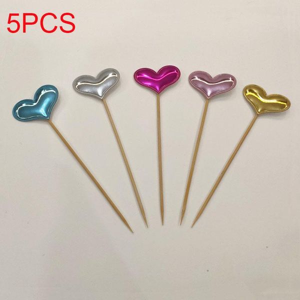 

other festive & party supplies 5 pcs love star colorful gold baby shower for kids cake ers birthday er decoration accessories supply