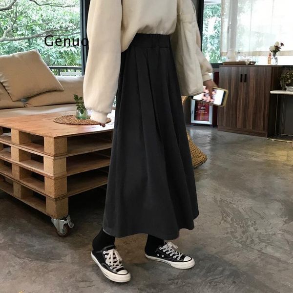 

spring summer autumn selling women's fashion casual skirt skirts, Black