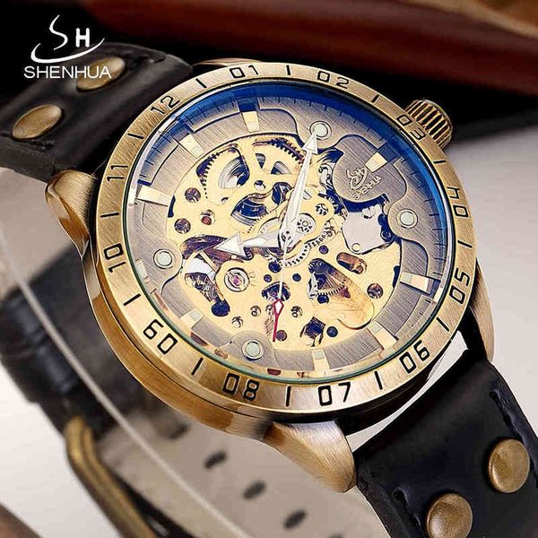 

3d car mechanical watches men hollow draft engraving case leather skeleton man luxury brand, Slivery;brown