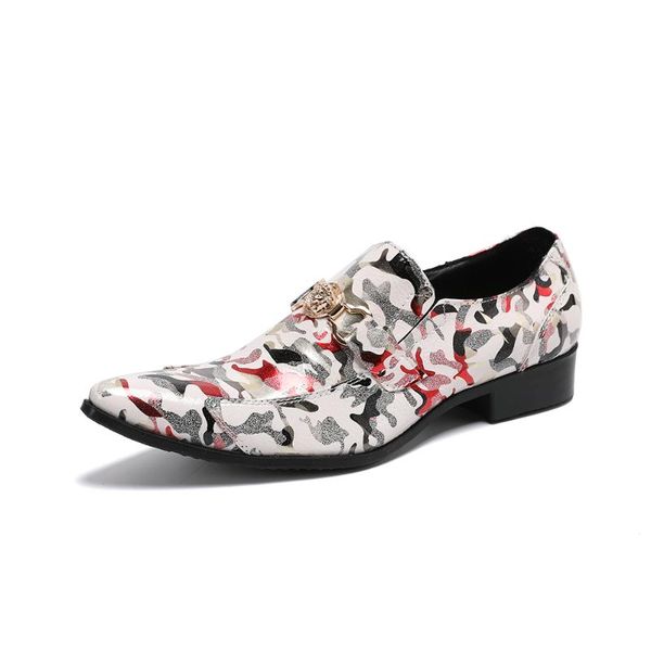 

dress shoes 2021 fashion designer men's high-end white wedding office, Black