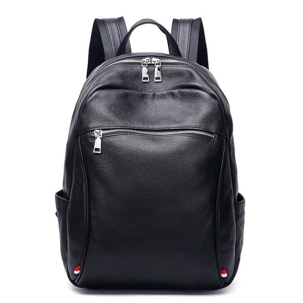 

backpack men fashion real leather luxury designer genuine travel