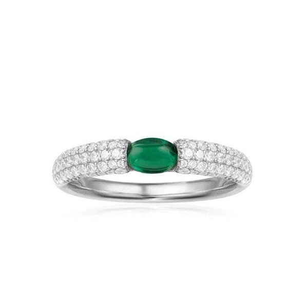 

cluster rings soelle fashion fine design green red blue gem stone candy finger ring micro inlaid zircon women 925 sterling silver jewelry, Golden;silver
