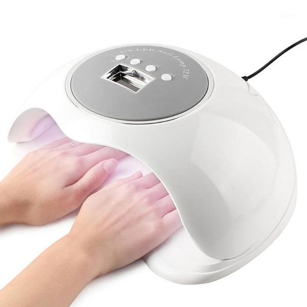 

nail dryer 72w uv led abs lamp quick curing gel for manicure nails art easy disassembly and convenient cleaning1