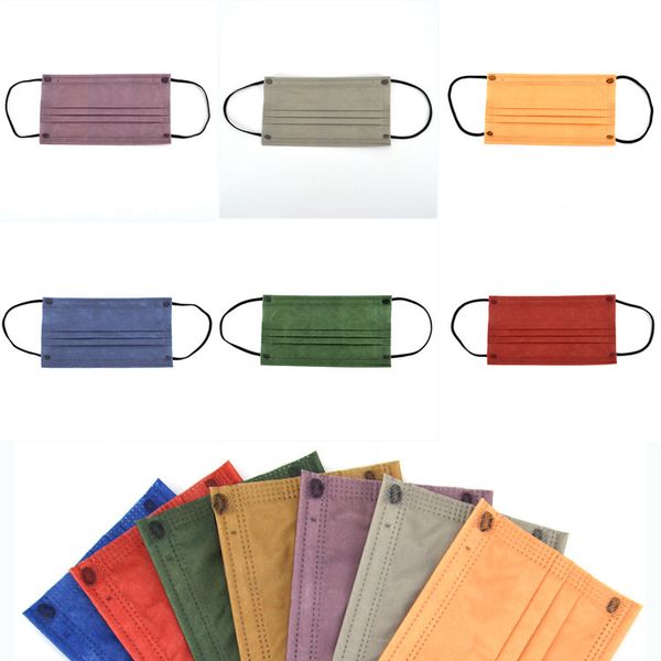 

printed disposable mask morandi seri tide brand three-layer face