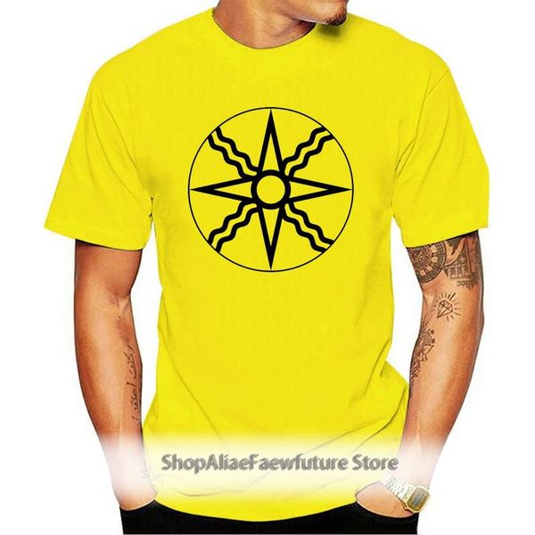 

symbol mens t shirt ancient god babylonia assyria akkadian tee 100% cotton humor men crewneck shirts men's t-shirts, White;black