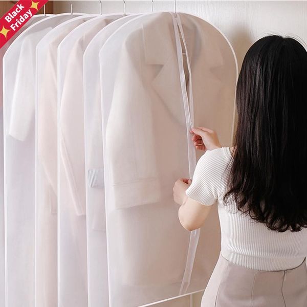 

clothing & wardrobe storage 6pcs covers garment suit dress jacket clothes coat dustproof cover protector travel bag dust